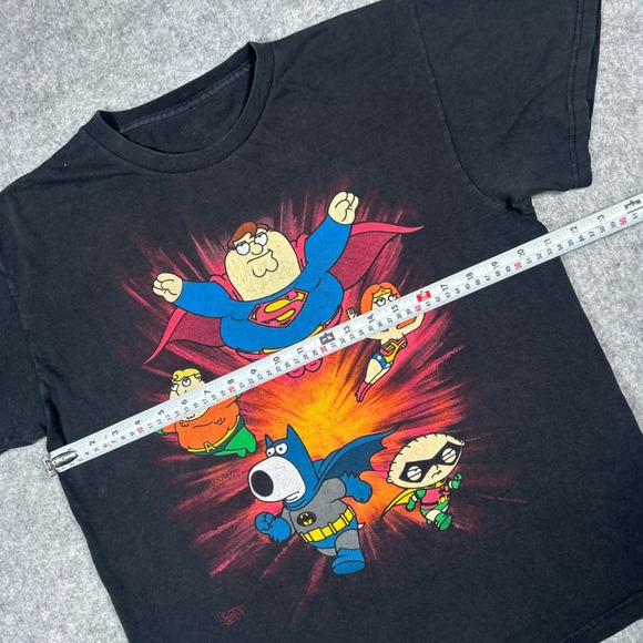 Family Guy T Shirt Mens large Black DC Comics Justice League Mashup - Picture 5 of 15